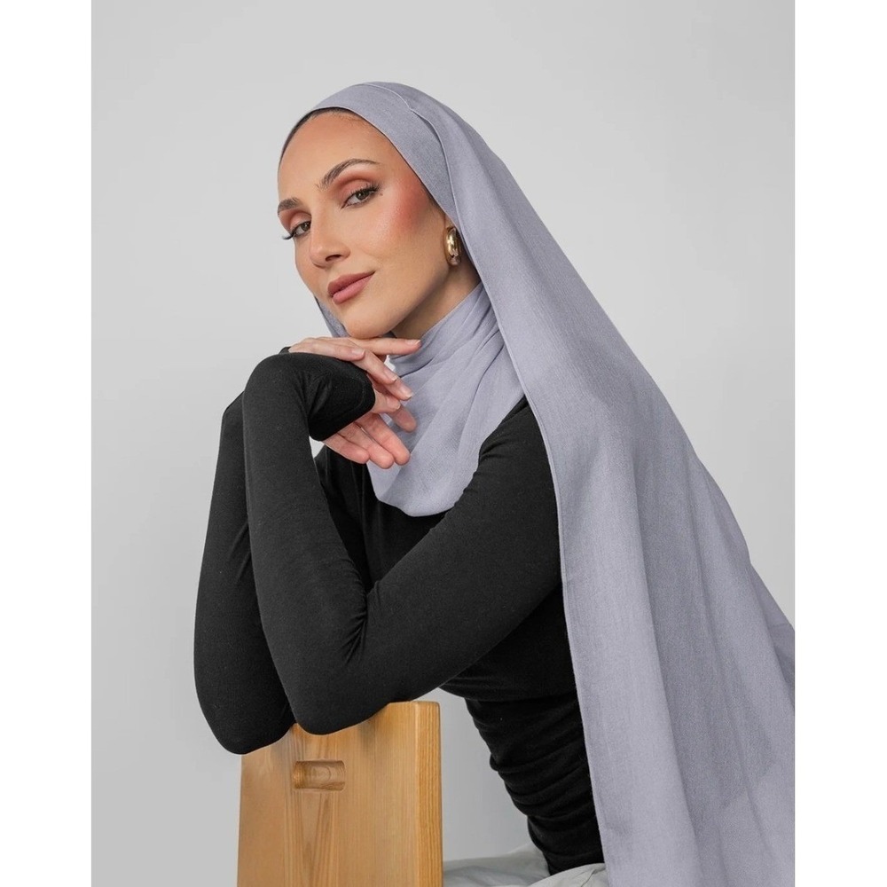 Vela Dawn Skies Modal Hijab Scarf Standard 28x73 NWT Sealed Blue Gray